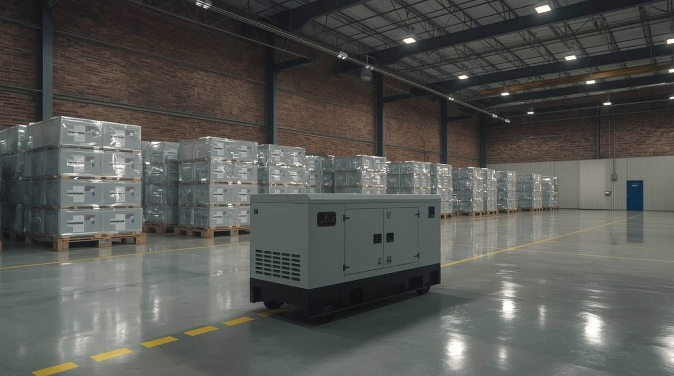 Operario inspeccionando planta eléctrica con servicio de PROSER ENERGY